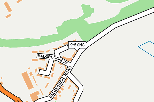 KY5 0NG map - OS OpenMap – Local (Ordnance Survey)