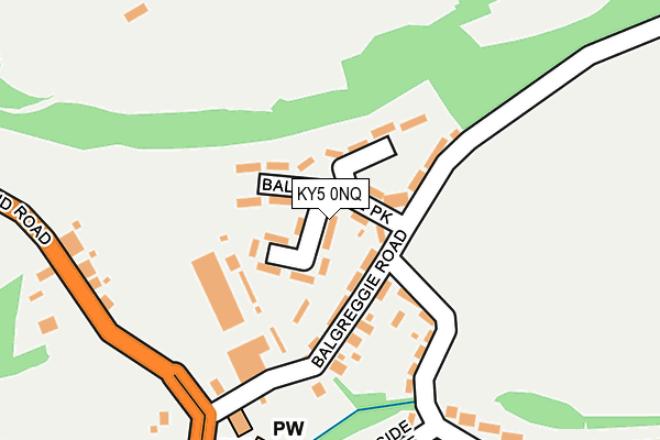 KY5 0NQ map - OS OpenMap – Local (Ordnance Survey)