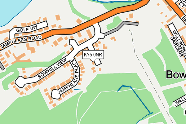 KY5 0NR map - OS OpenMap – Local (Ordnance Survey)