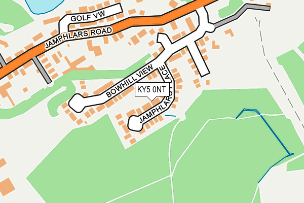 KY5 0NT map - OS OpenMap – Local (Ordnance Survey)