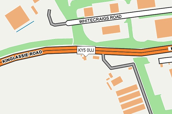 KY5 0UJ map - OS OpenMap – Local (Ordnance Survey)