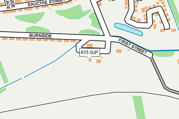 KY5 0UP map - OS OpenMap – Local (Ordnance Survey)