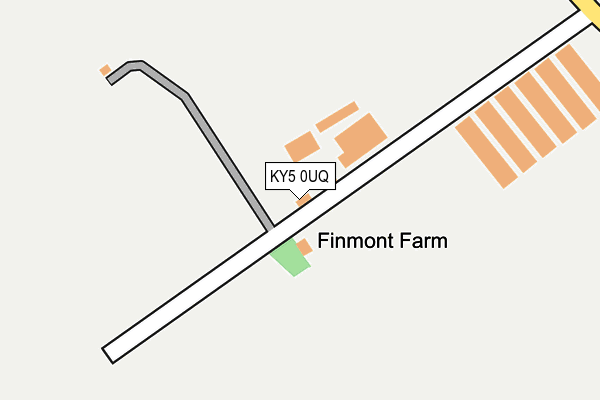 KY5 0UQ map - OS OpenMap – Local (Ordnance Survey)