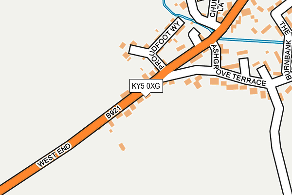 KY5 0XG map - OS OpenMap – Local (Ordnance Survey)