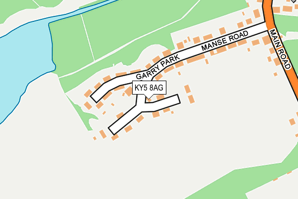 KY5 8AG map - OS OpenMap – Local (Ordnance Survey)