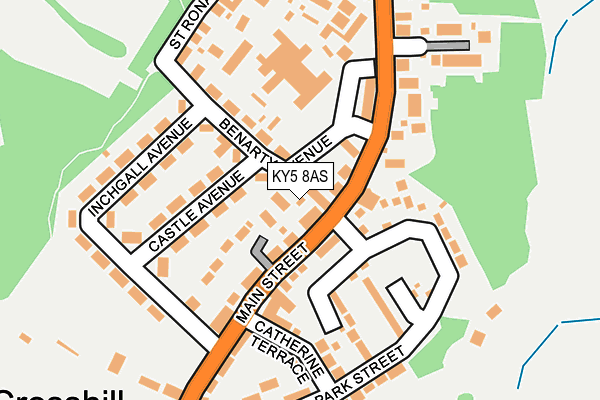KY5 8AS map - OS OpenMap – Local (Ordnance Survey)