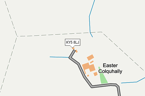 KY5 8LJ map - OS OpenMap – Local (Ordnance Survey)