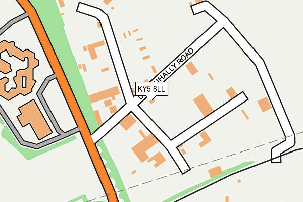 KY5 8LL map - OS OpenMap – Local (Ordnance Survey)
