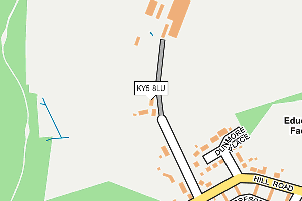 KY5 8LU map - OS OpenMap – Local (Ordnance Survey)