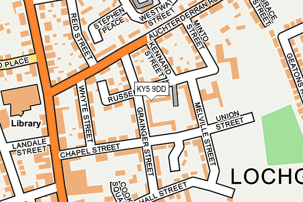 KY5 9DD map - OS OpenMap – Local (Ordnance Survey)