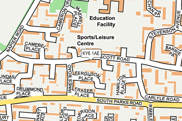 Map of M & M ELECTRICAL FIFE LTD at local scale