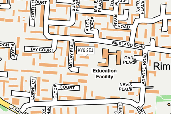 KY6 2EJ map - OS OpenMap – Local (Ordnance Survey)