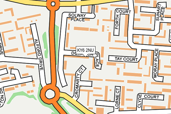 KY6 2NU map - OS OpenMap – Local (Ordnance Survey)