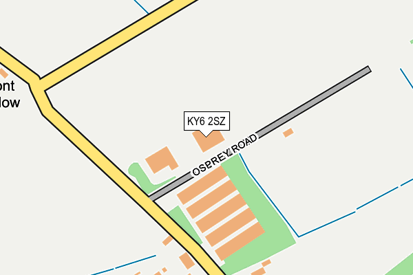 KY6 2SZ map - OS OpenMap – Local (Ordnance Survey)