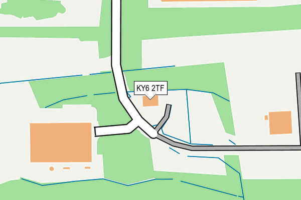 KY6 2TF map - OS OpenMap – Local (Ordnance Survey)