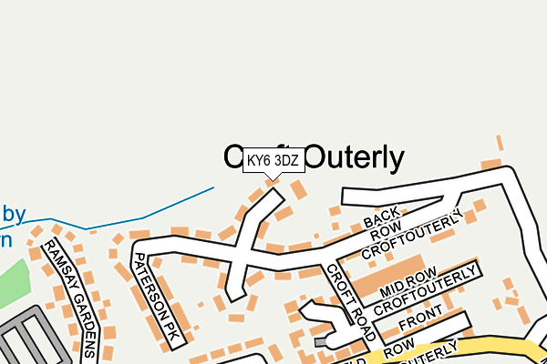 KY6 3DZ map - OS OpenMap – Local (Ordnance Survey)