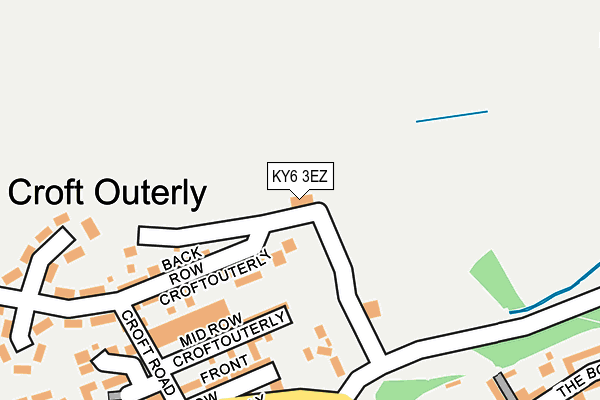 KY6 3EZ map - OS OpenMap – Local (Ordnance Survey)