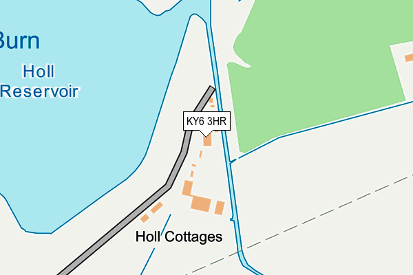 KY6 3HR map - OS OpenMap – Local (Ordnance Survey)