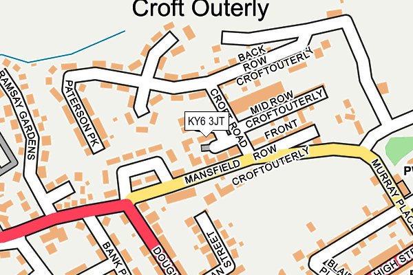 KY6 3JT map - OS OpenMap – Local (Ordnance Survey)