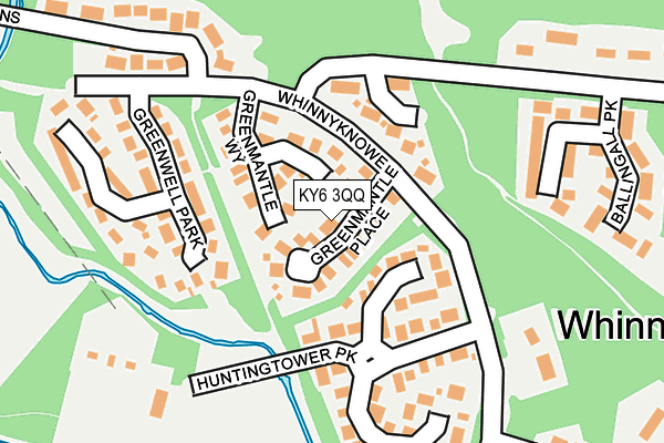 KY6 3QQ map - OS OpenMap – Local (Ordnance Survey)