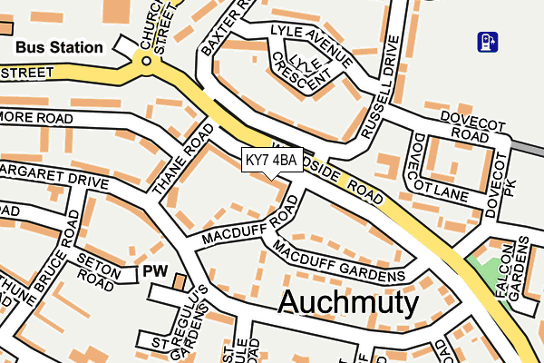 KY7 4BA map - OS OpenMap – Local (Ordnance Survey)