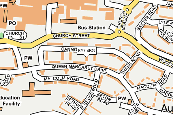 KY7 4BG map - OS OpenMap – Local (Ordnance Survey)