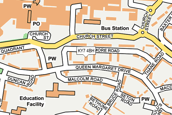 KY7 4BH map - OS OpenMap – Local (Ordnance Survey)