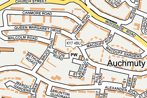 KY7 4BU map - OS OpenMap – Local (Ordnance Survey)