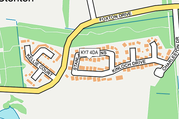 KY7 4DA map - OS OpenMap – Local (Ordnance Survey)