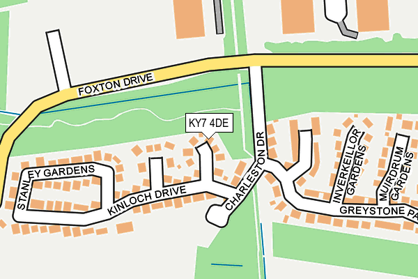 KY7 4DE map - OS OpenMap – Local (Ordnance Survey)