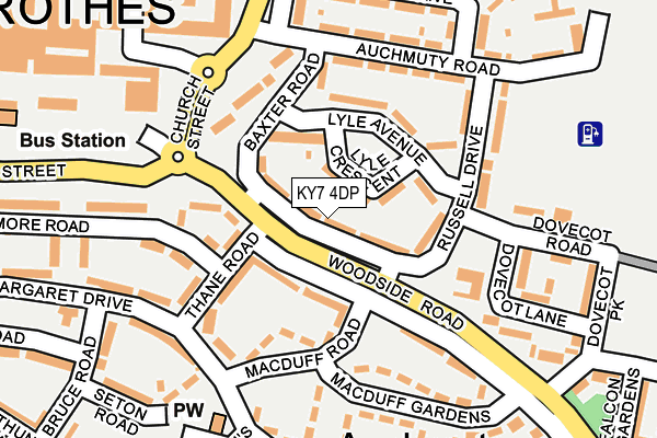 KY7 4DP map - OS OpenMap – Local (Ordnance Survey)