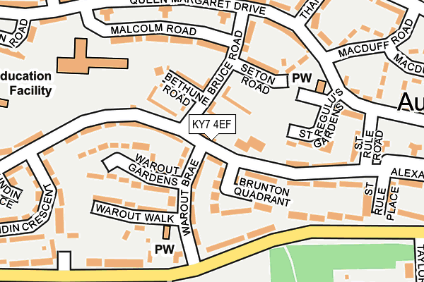 KY7 4EF map - OS OpenMap – Local (Ordnance Survey)
