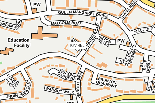 KY7 4EL map - OS OpenMap – Local (Ordnance Survey)