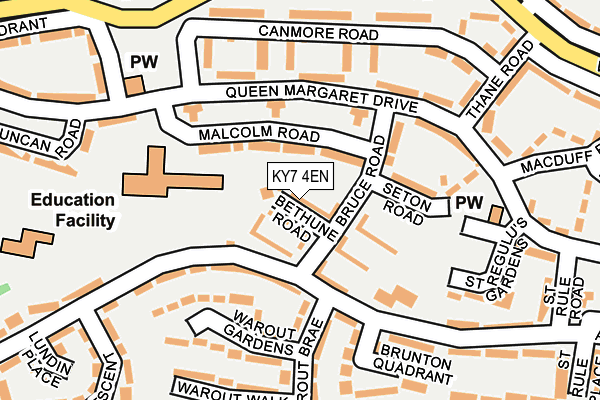 KY7 4EN map - OS OpenMap – Local (Ordnance Survey)