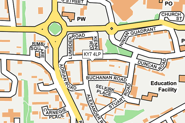 KY7 4LP map - OS OpenMap – Local (Ordnance Survey)