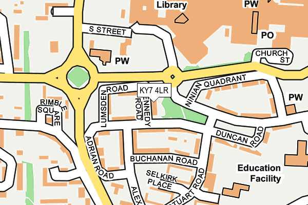 KY7 4LR map - OS OpenMap – Local (Ordnance Survey)