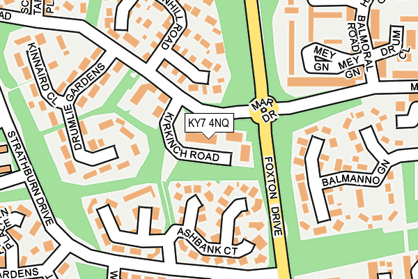 KY7 4NQ map - OS OpenMap – Local (Ordnance Survey)