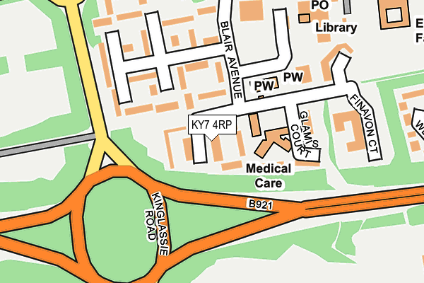 KY7 4RP map - OS OpenMap – Local (Ordnance Survey)