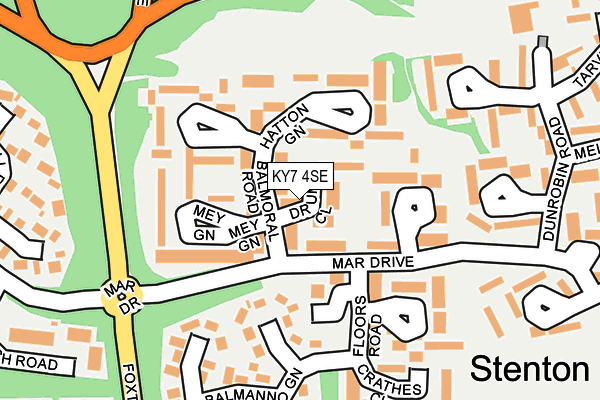 KY7 4SE map - OS OpenMap – Local (Ordnance Survey)