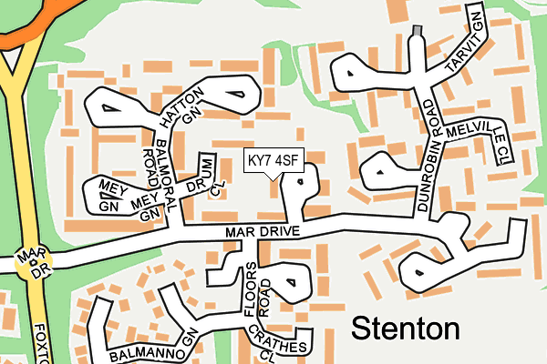 KY7 4SF map - OS OpenMap – Local (Ordnance Survey)