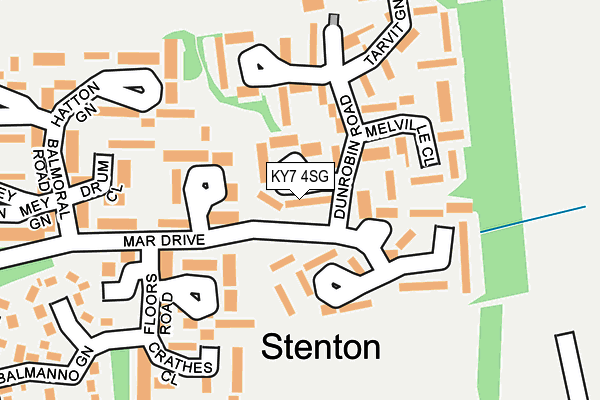 KY7 4SG map - OS OpenMap – Local (Ordnance Survey)