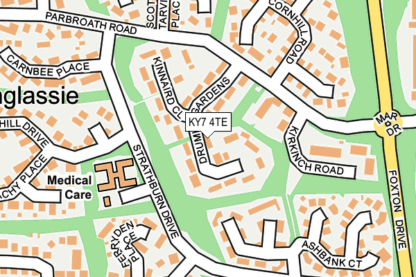 Map of HOMES 2 LET (FIFE) LIMITED at local scale
