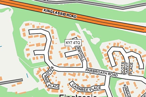 KY7 4TQ map - OS OpenMap – Local (Ordnance Survey)