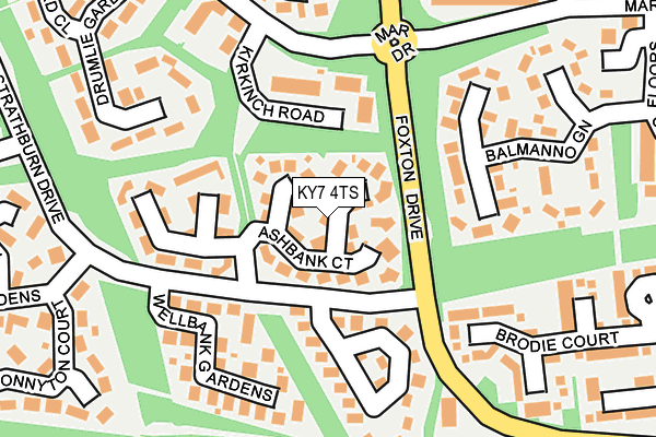 KY7 4TS map - OS OpenMap – Local (Ordnance Survey)