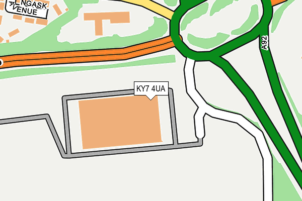 KY7 4UA map - OS OpenMap – Local (Ordnance Survey)