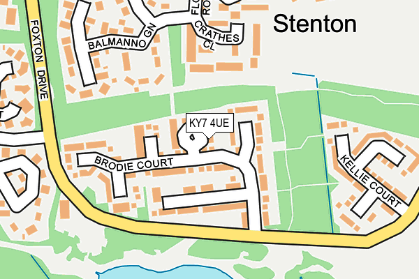 KY7 4UE map - OS OpenMap – Local (Ordnance Survey)