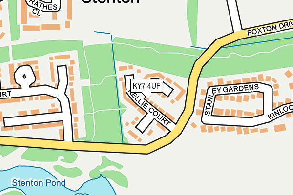 KY7 4UF map - OS OpenMap – Local (Ordnance Survey)