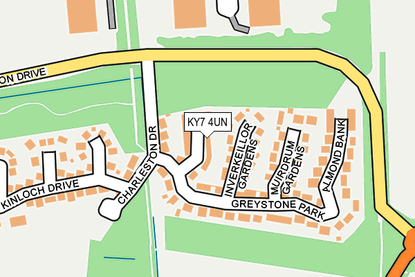 KY7 4UN map - OS OpenMap – Local (Ordnance Survey)