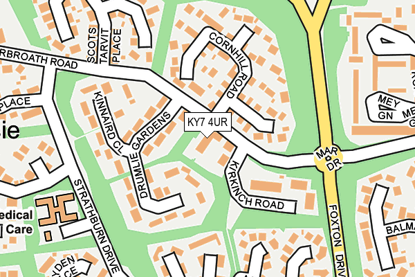 KY7 4UR map - OS OpenMap – Local (Ordnance Survey)