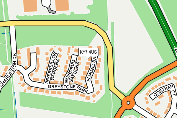 KY7 4US map - OS OpenMap – Local (Ordnance Survey)
